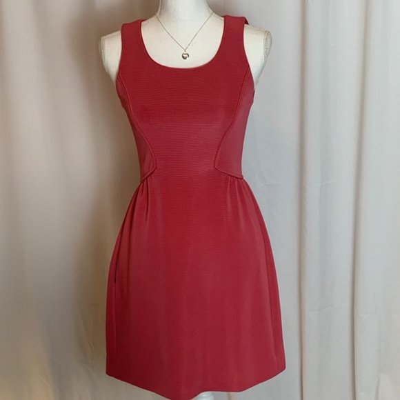 Always in Style Georgia Armani Dark Coral Dress - Picture 1 of 6